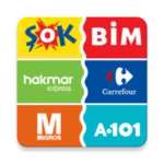 aktüel ürünler - a101 bim şok android application logo